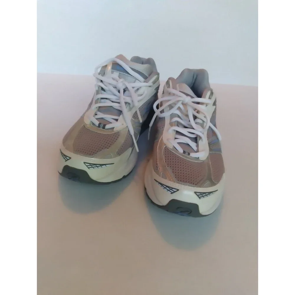 Athletic Running Shoes Mesh Breathable Training Sneakers Grey‎ & White